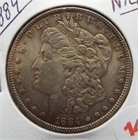 1884 Morgan Silver Dollar. Nice.