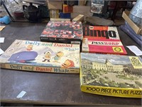 Lot of Vintage Games and Puzzles