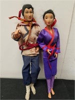 Vintage Mulan dolls