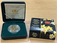 2003 Cdn $.50 Sterling Silver Golden Daffodil