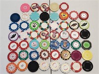 53 Cruise, Foreign And Advertising Casino Chips