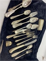 Lot of Silverware Cutlery Set Sterling Silver