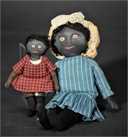 [2] primitive cloth black dolls