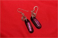 A Pair of Sterling Earrings