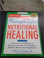 Nutritional healing book