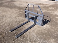 Unused Mower King 48" Skid Steer Forks