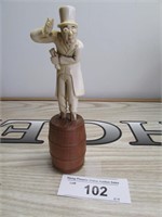 Vintage 50's Avorio Borrelli Carved Ivory Figurine