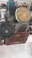 Case of cut/buff pads with 2 polish wheels