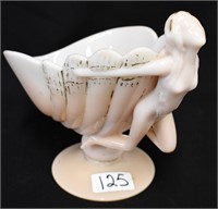 Pink Cambridge shell bowl, female nude