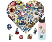 Fallout gaming stickers 60 pcs