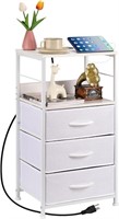 LING RUI Nightstand with USB Ports