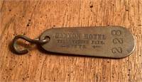 Brass Canyon Hotel key holder