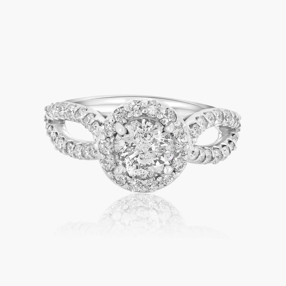 14K WHITE GOLD 2.03CT DIAMOND RING