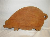 Pig Cheese Board 17" Snout To Tail