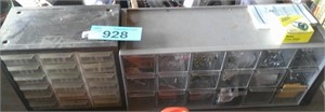 (2) Hardware Organizers w/Contents