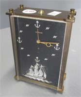 LeCoultre vintage table clock. Measures: 5" H x