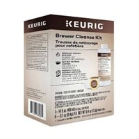 Keurig Brew Cleanse Kit  Descale Solution  4 Pods