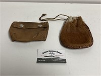 (2) Small Pouches