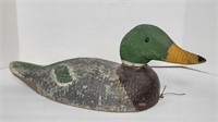 Hand Carved and Painted Wood Duck Decoy