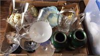 Assorted - Cloisone Vases, Martini Glasses,