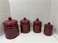 Set of 4 canisters