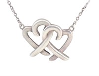 Tiffany & Co. Interlocking Hearts Necklace