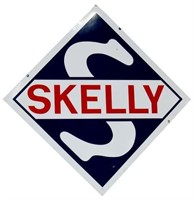 Skelly porcelain Gas Station Sign