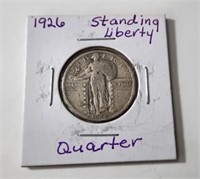 1926 Standing Liberty 25 Cent Coin