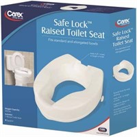 Carex FGB31300 0000 Raised Toilet Seat - Quantity