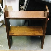 Vintage Wooden Book Shelf