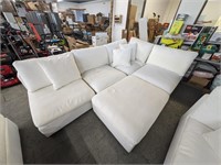 Thomasville 5-Piece Sectional Sofa in White