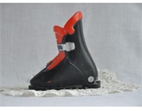 Molded MUNARI Thermoplastic Miniature Ski Boot