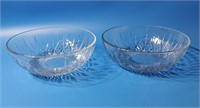 Pair of Retro Glass Bowls