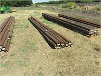 Approximately (10) 4" x 24' Surplus Steel Pipes