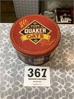 Quaker Oats tin