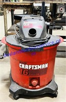Craftsman 16 Gallon Wet/Dry Vac - Hose Inside of