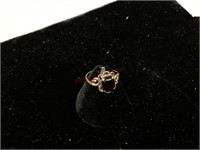 10k Gold Black Onyx Ring