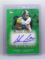 Shonn Greene 2009 Topps Green Rookie Auto