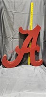 Metal "a". Stands 24 Inches Tall, 23 1/2 In.
