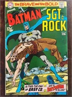 Brave and the Bold #84 (1969) BATMAN & SGT ROCK