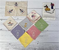 WW2 Embroidered Sweetheart Handkerchiefs