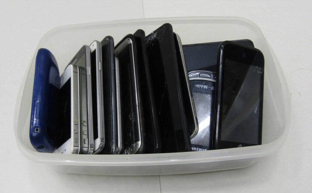 21 Various Cell Phones For Parts & Repair