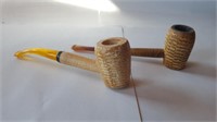 Two Corn Cob Pipes