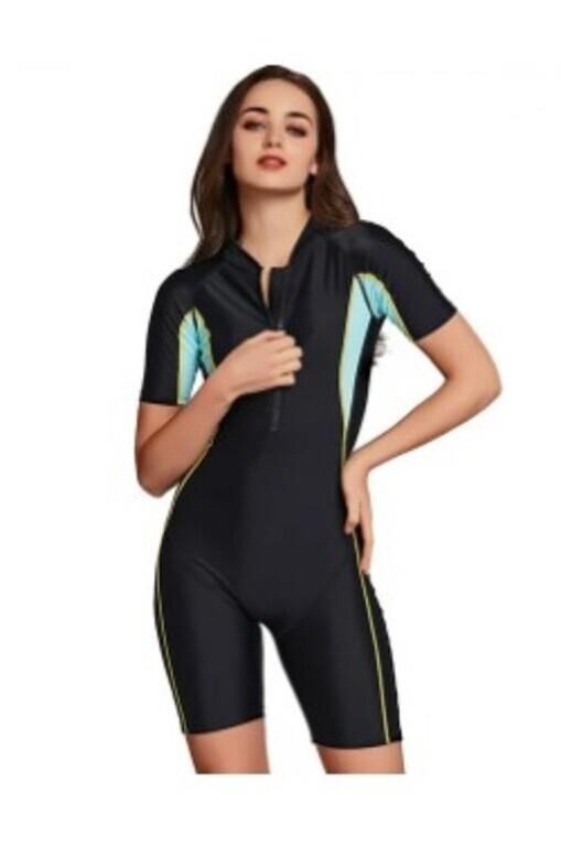 XL Women's Shorty Wetsuit Front Zip One Piece with