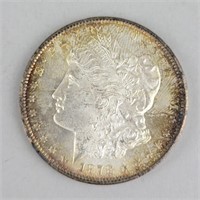 1878-CC 90% Silver Morgan Dollar.