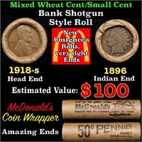 Small Cent Mixed Roll Orig Brandt McDonalds Wrappe