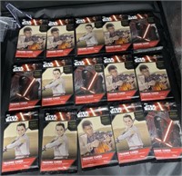 LOT OF 15 FACTORY SEALED STAR WARS WAX PACKS