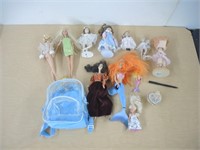 TRINKET BOX &  DOLLS-BARBIES,ETC-MERMAID DAMAGED