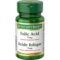 Sealed-Nature's Bounty-Folic Acid