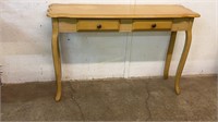 Wooden Sofa Table w/drawers   15 x 47"
